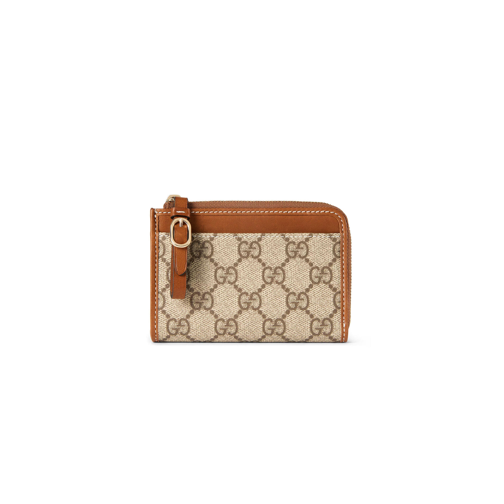 GUCCI GG EMBLEM ZIP CARD CASE 821804 (13*8.5*3cm)